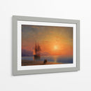 Puesta de sol en el mar - Iván Aivazovsky | Cuadro decorativo de Canvas Lab