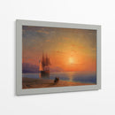Puesta de sol en el mar - Iván Aivazovsky | Cuadro decorativo de Canvas Lab