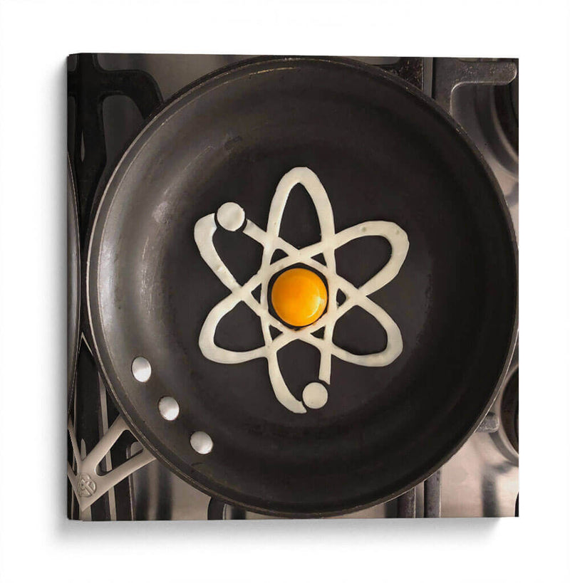 Atom - Eggshibit | Cuadro decorativo de Canvas Lab