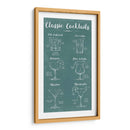 Infografía De Mixologia - Ethan Harper | Cuadro decorativo de Canvas Lab