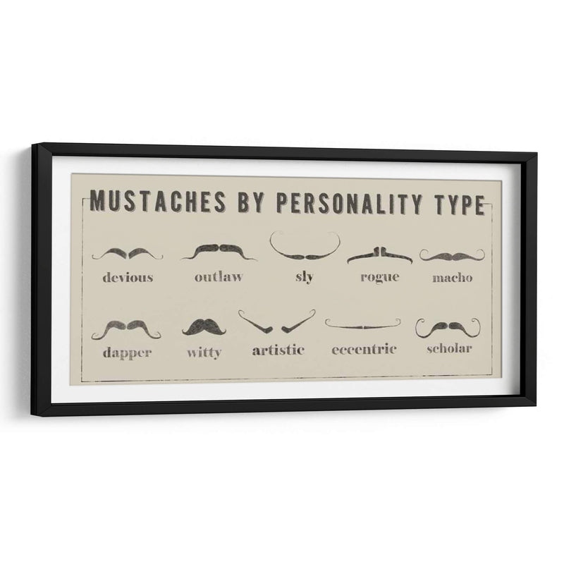 Mustaches Personalidades - Jason Johnson | Cuadro decorativo de Canvas Lab