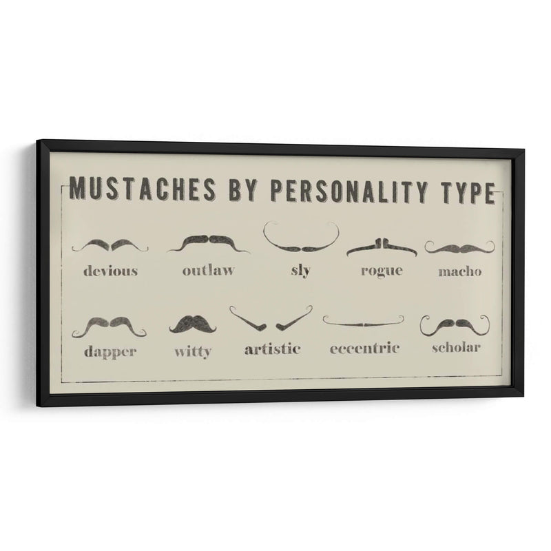 Mustaches Personalidades - Jason Johnson | Cuadro decorativo de Canvas Lab