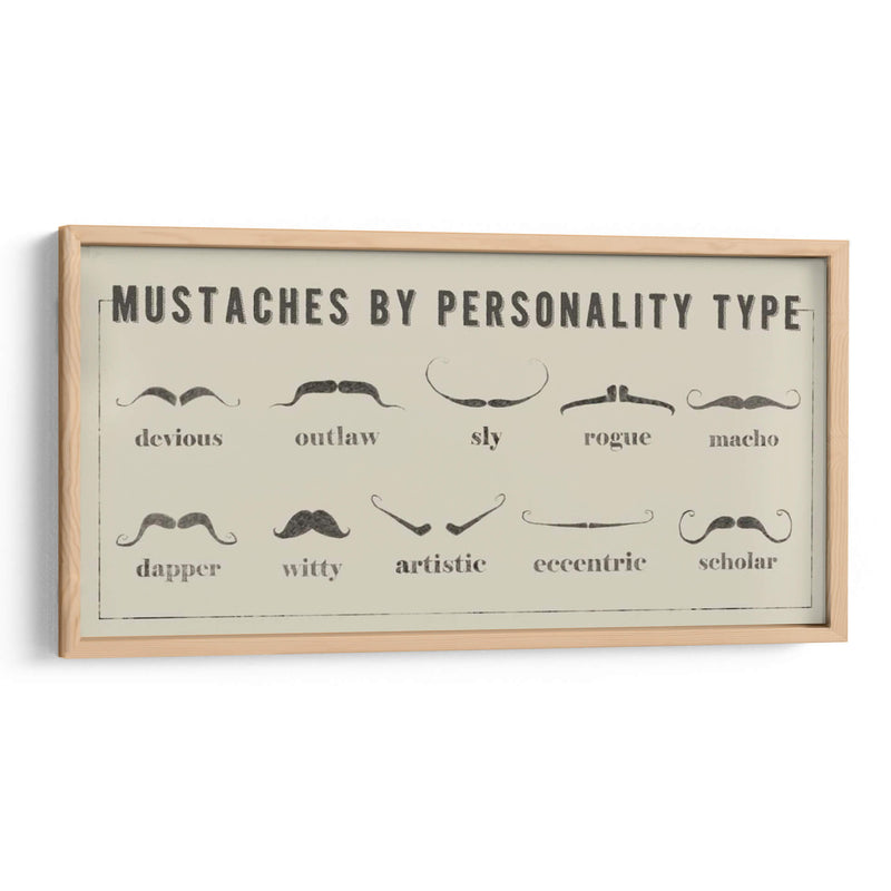 Mustaches Personalidades - Jason Johnson | Cuadro decorativo de Canvas Lab