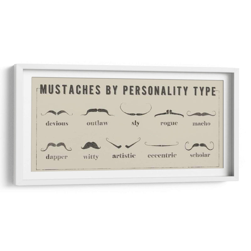 Mustaches Personalidades - Jason Johnson | Cuadro decorativo de Canvas Lab