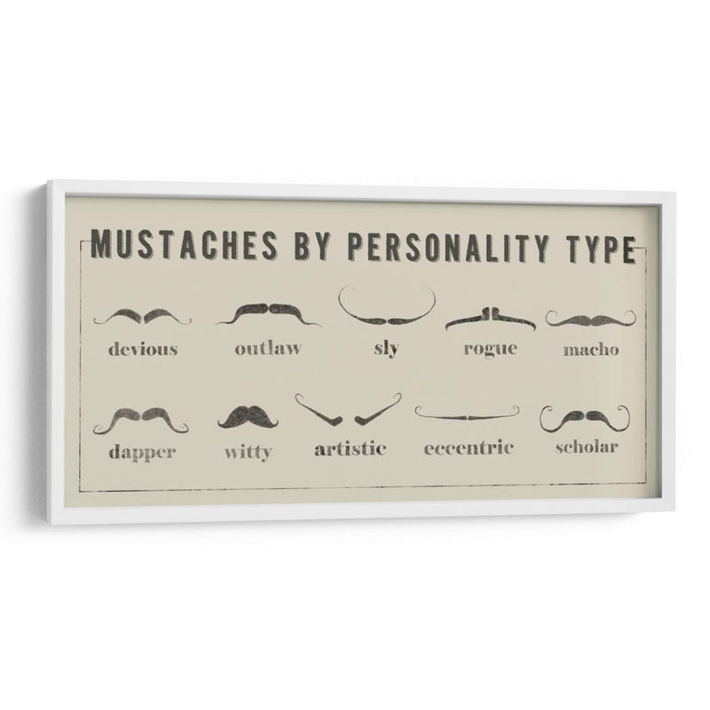 Mustaches Personalidades - Jason Johnson | Cuadro decorativo de Canvas Lab