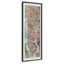 Mapa Moderno De Nueva York Iii - Nikki Galapon | Cuadro decorativo de Canvas Lab