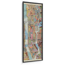 Mapa Moderno De Nueva York Iii - Nikki Galapon | Cuadro decorativo de Canvas Lab