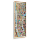 Mapa Moderno De Nueva York Iii - Nikki Galapon | Cuadro decorativo de Canvas Lab