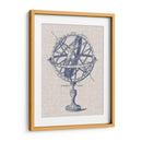 Esfera Armilar En Lino I - Vision Studio | Cuadro decorativo de Canvas Lab