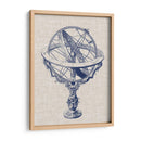 Esfera Armilar En Lino Ii - Vision Studio | Cuadro decorativo de Canvas Lab