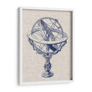Esfera Armilar En Lino Ii - Vision Studio | Cuadro decorativo de Canvas Lab