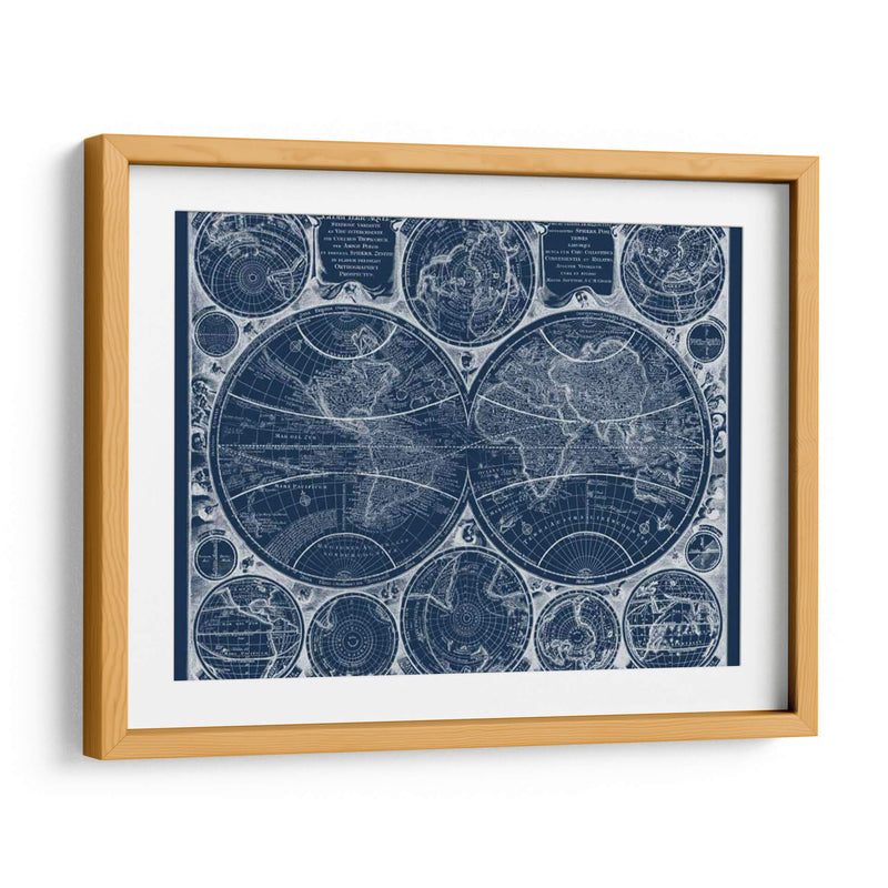 Plan De Globos Del Mundo - Vision Studio | Cuadro decorativo de Canvas Lab