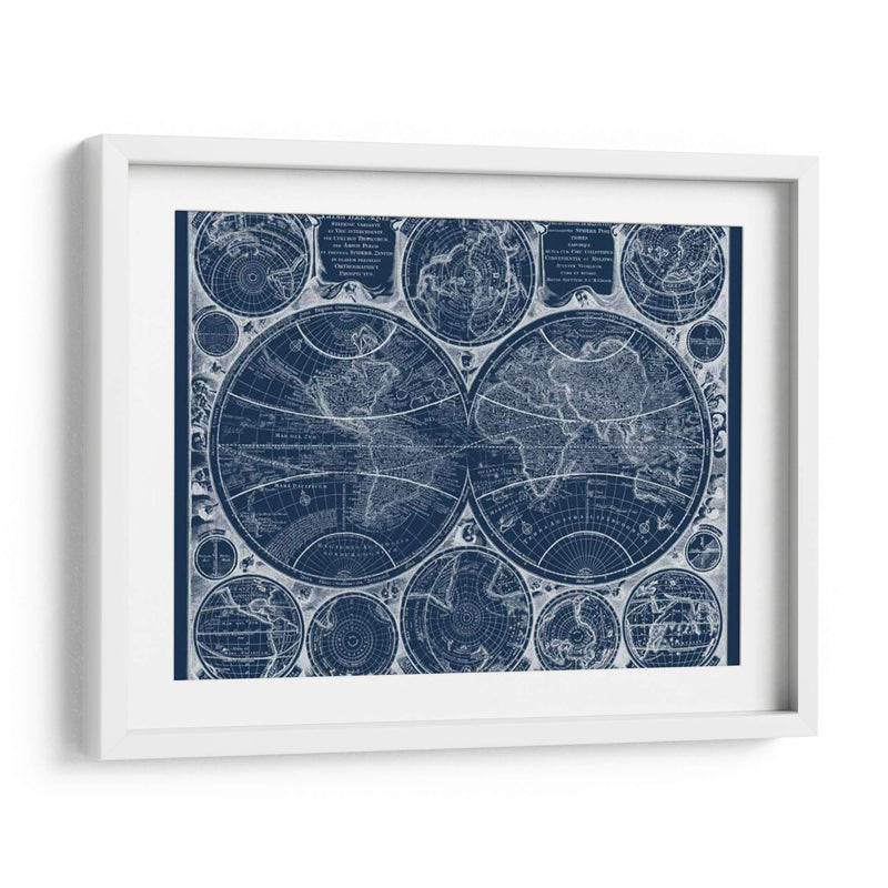 Plan De Globos Del Mundo - Vision Studio | Cuadro decorativo de Canvas Lab