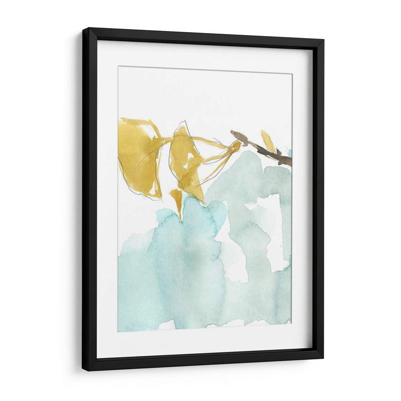 Ginkgo En Dusty Teal I - Jennifer Goldberger | Cuadro decorativo de Canvas Lab