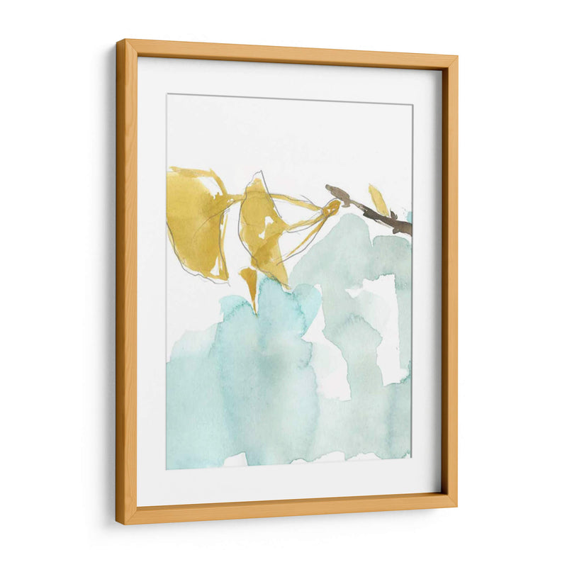 Ginkgo En Dusty Teal I - Jennifer Goldberger | Cuadro decorativo de Canvas Lab