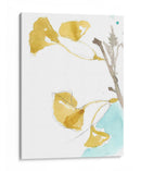 Ginkgo En Dusty Teal Iv - Jennifer Goldberger | Cuadro decorativo de Canvas Lab