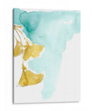 Ginkgo En Dusty Teal Ix - Jennifer Goldberger | Cuadro decorativo de Canvas Lab