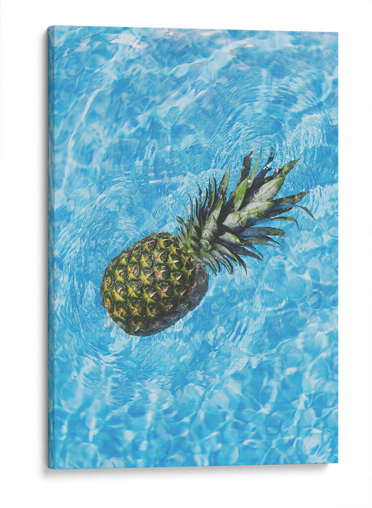 Al agua piña | Cuadro decorativo de Canvas Lab