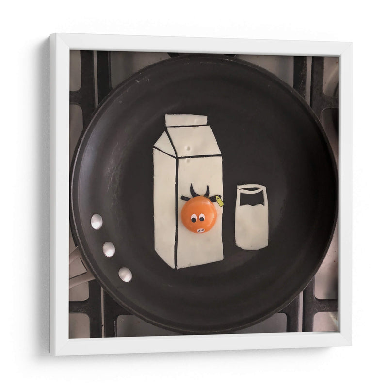 Milk - Eggshibit | Cuadro decorativo de Canvas Lab