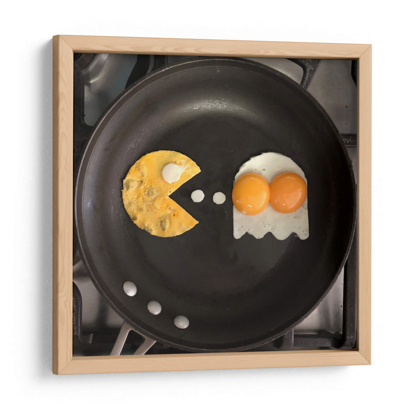 PacPan - Eggshibit | Cuadro decorativo de Canvas Lab