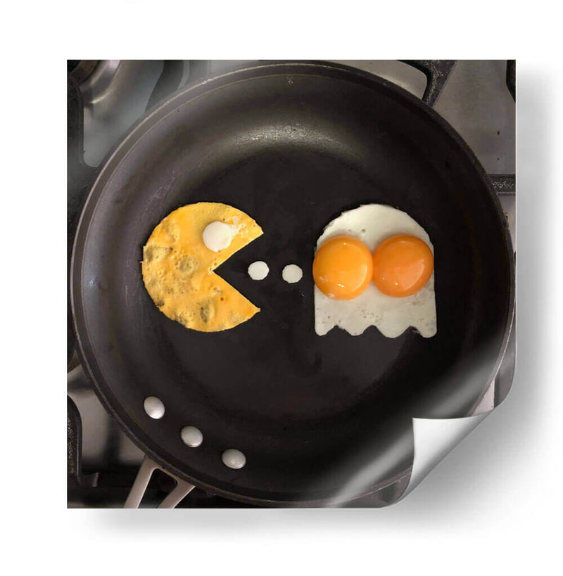 PacPan - Eggshibit | Cuadro decorativo de Canvas Lab