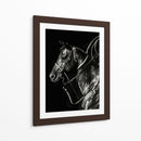 Scratchboard Rodeo V - Julie T. Chapman | Cuadro decorativo de Canvas Lab