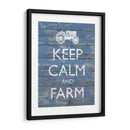 Mantener La Calma Y La Granja I - Alonzo Saunders | Cuadro decorativo de Canvas Lab