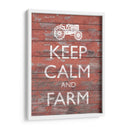Mantener La Calma Y La Granja Ii - Alonzo Saunders | Cuadro decorativo de Canvas Lab