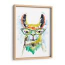 Smarty-Pants Llama - Jennifer Goldberger | Cuadro decorativo de Canvas Lab