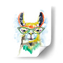 Smarty-Pants Llama - Jennifer Goldberger | Cuadro decorativo de Canvas Lab