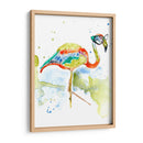 Smarty-Pants Flamingo - Jennifer Goldberger | Cuadro decorativo de Canvas Lab