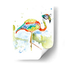 Smarty-Pants Flamingo - Jennifer Goldberger | Cuadro decorativo de Canvas Lab
