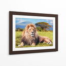 El rey reposando | Cuadro decorativo de Canvas Lab