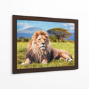 El rey reposando | Cuadro decorativo de Canvas Lab