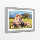 El rey reposando | Cuadro decorativo de Canvas Lab