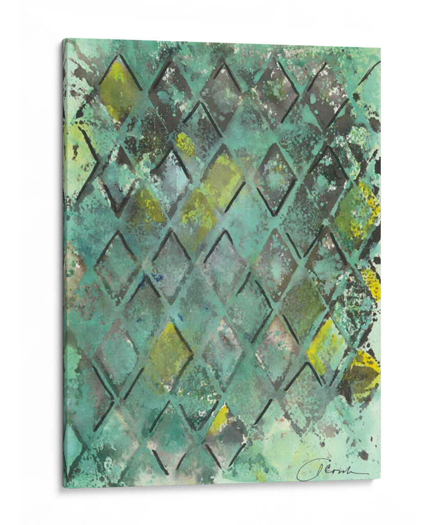 Celosía En Verde Ii - Joyce Combs | Cuadro decorativo de Canvas Lab