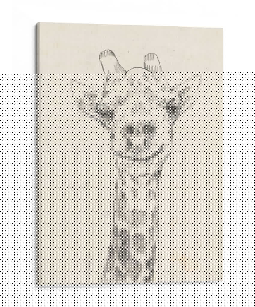 Retrato De Jirafa I - Jennifer Goldberger | Cuadro decorativo de Canvas Lab