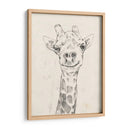 Retrato De Jirafa I - Jennifer Goldberger | Cuadro decorativo de Canvas Lab