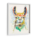 Hifi Llama Ii - Jennifer Goldberger | Cuadro decorativo de Canvas Lab