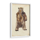 Oso Marrón Mira Fija I - Melissa Wang | Cuadro decorativo de Canvas Lab