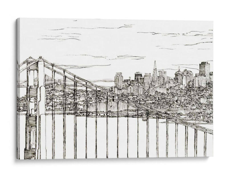 Skyline Sketch Ii - Melissa Wang | Cuadro decorativo de Canvas Lab