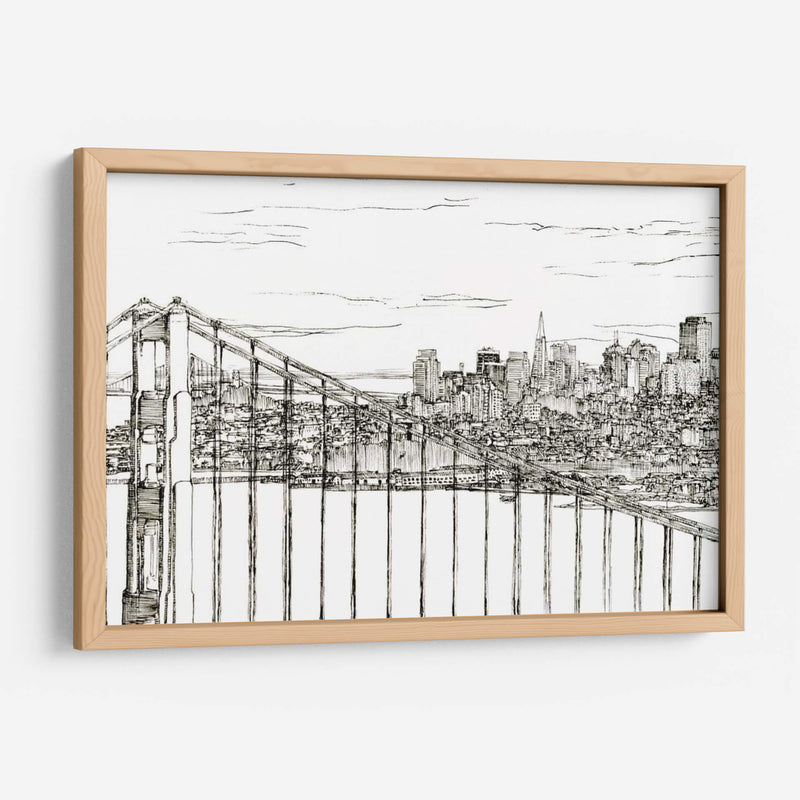 Skyline Sketch Ii - Melissa Wang | Cuadro decorativo de Canvas Lab