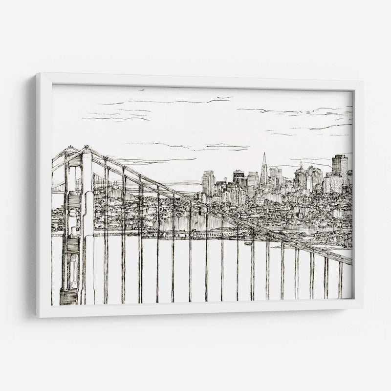 Skyline Sketch Ii - Melissa Wang | Cuadro decorativo de Canvas Lab