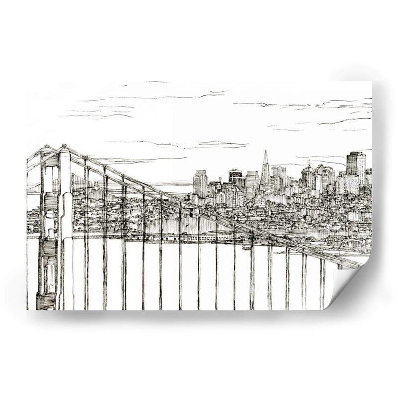 Skyline Sketch Ii - Melissa Wang | Cuadro decorativo de Canvas Lab