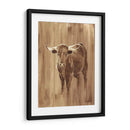 Panel De Madera Longhorn - Ethan Harper | Cuadro decorativo de Canvas Lab