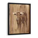 Panel De Madera Longhorn - Ethan Harper | Cuadro decorativo de Canvas Lab