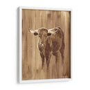 Panel De Madera Longhorn - Ethan Harper | Cuadro decorativo de Canvas Lab