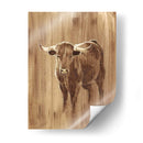 Panel De Madera Longhorn - Ethan Harper | Cuadro decorativo de Canvas Lab