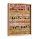 Pájaros En Madera Ii - Irena Orlov | Cuadro decorativo de Canvas Lab