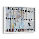 Pájaros En Madera Iv - Irena Orlov | Cuadro decorativo de Canvas Lab